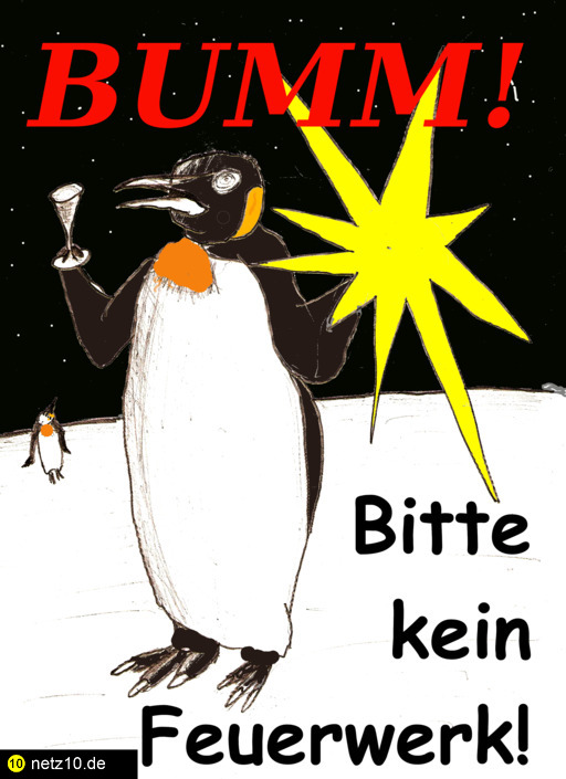 Silvester kein feuerwerk covid pinguin 2