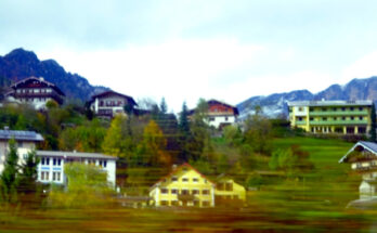 Alpen busfahrt 1