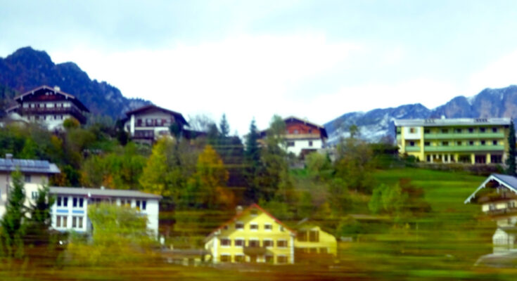 Alpen busfahrt 1
