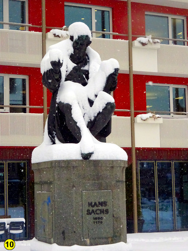 Schnee nuernberg januar 2