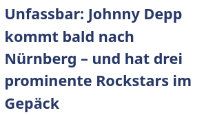Johnny depp gepaeck
